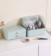 Large Capacity Waterproof & Dustproof Cosmetics Storage Box with Drawers