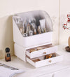 Large Capacity Waterproof & Dustproof Cosmetics Storage Box with Drawers